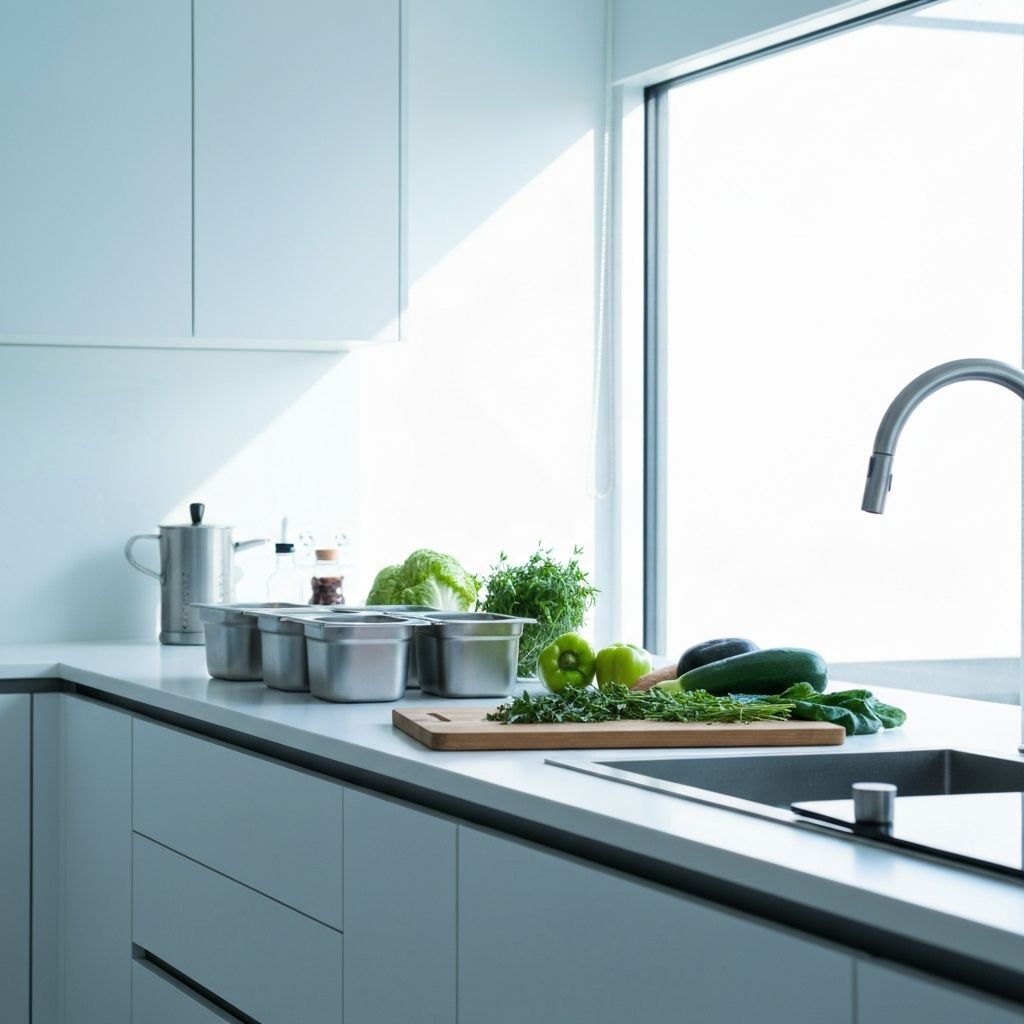 Pausa visual - preparación en cocina